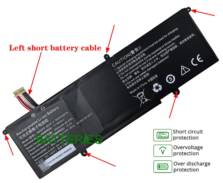 NOTEBOOK CHUWI COREBOOK X 14 CWI529 battery