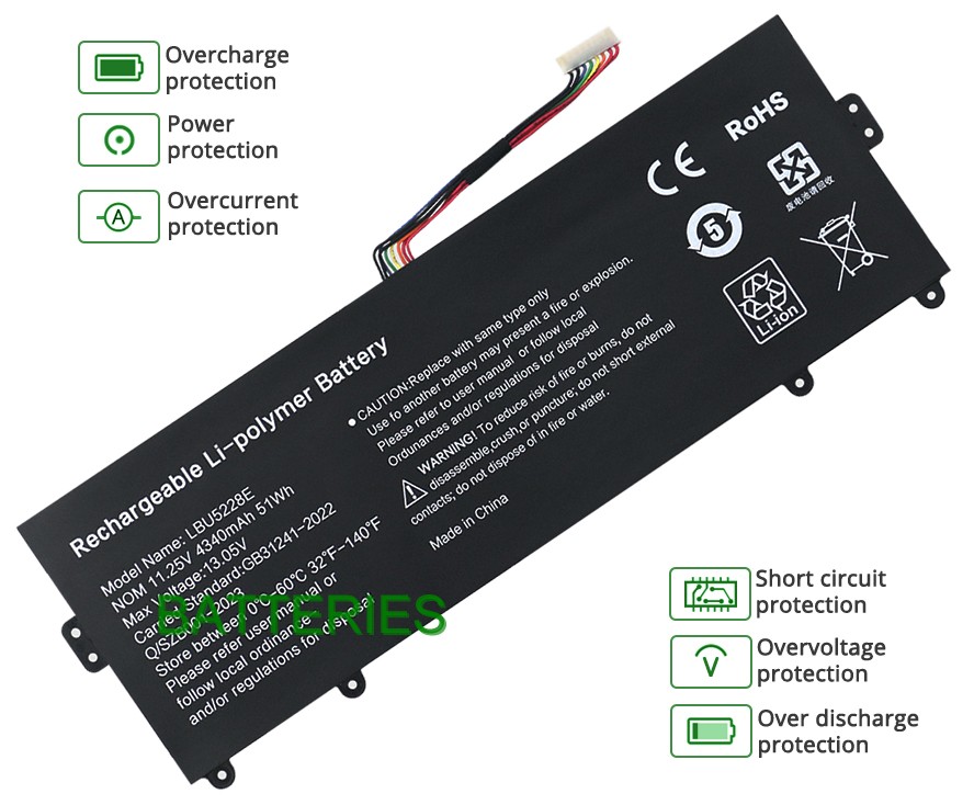 LG 13U70Q-GA77J battery